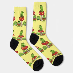 Chaussette Cottagecore Grenouilles Thunder_Cove