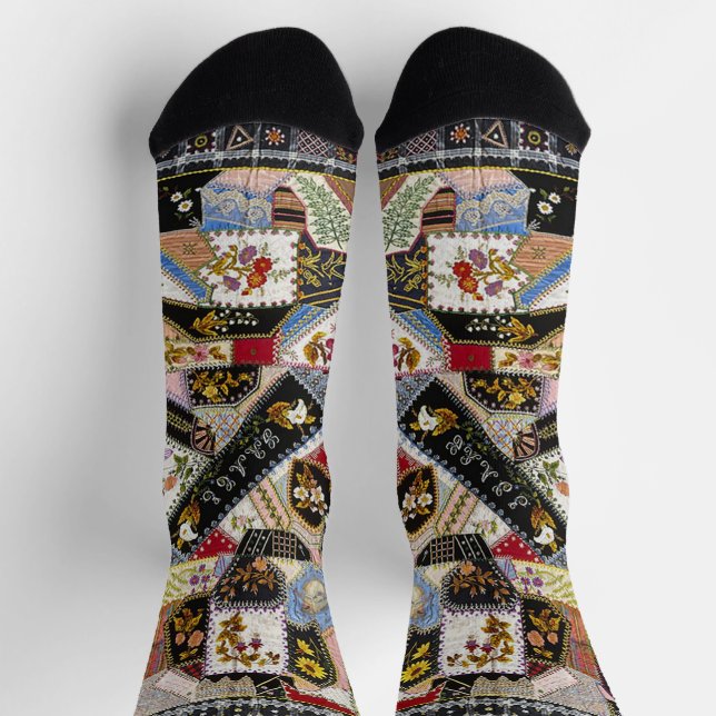 Chaussette Couette, motif fou (Haut)