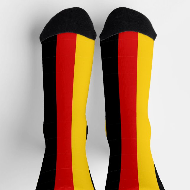 Chaussette Couleurs du drapeau allemand triées (Haut)
