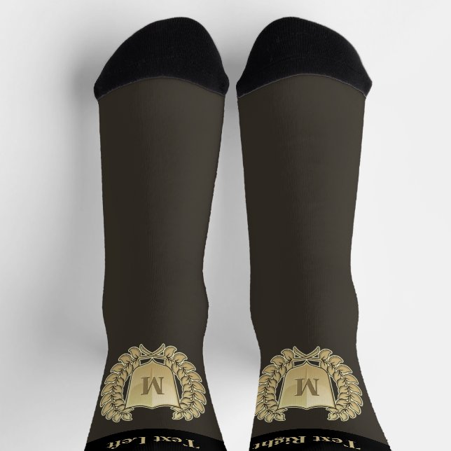 Chaussette Couronne avec Chaussettes Bouclier (Haut)
