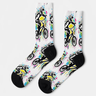 Chaussette Course À Vélo Bmx - Chaussettes À Vélo Bmx - Bmx F