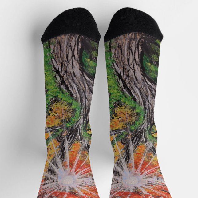 Chaussette crazy art chausettes (Haut)