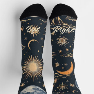 Chaussette Créez vos propres paysages lunaires célestes