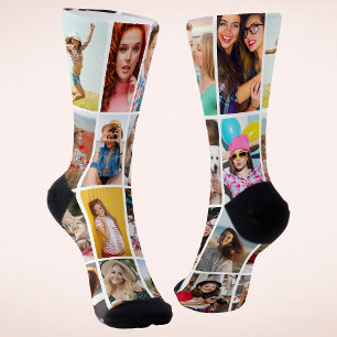 Chaussette Créez Votre Propre Cadeau Mémoire de Collage de 16