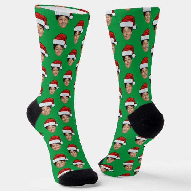 Chaussette Créez votre propre chapeau de Père Noël (Angulaire)