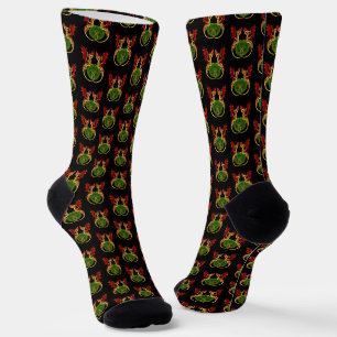 Chaussette Crescent Céleste Lune Et Dragons