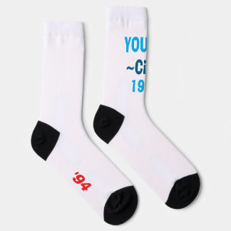Chaussette Crew Socks design unisex cool, basé sur le roman
