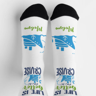 Chaussette Croisière de nom personnalisé