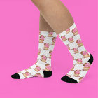 Cupcake Rose Aquarelle Avec Motif Chocolat