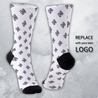 Chaussette Custom Business Logo Corporate Company Modern Cool