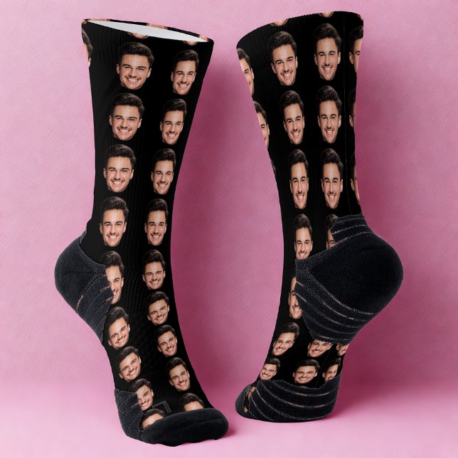 Chaussette  Custom Face Socks, Personalized Photo Picture (Créateur téléchargé)