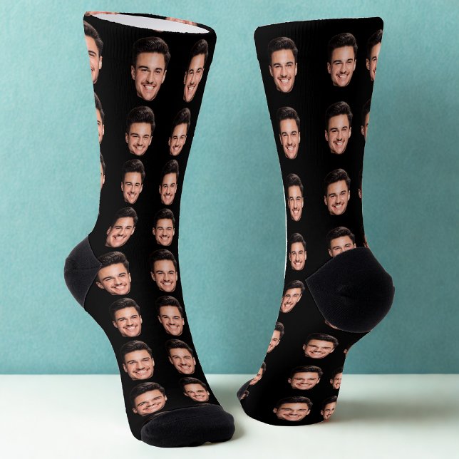 Chaussette  Custom Face Socks, Personalized Photo Picture (Créateur téléchargé)