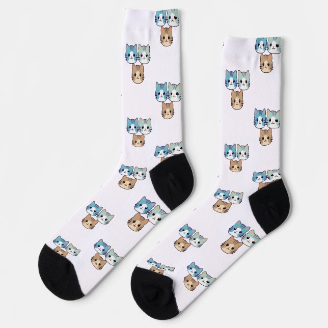 Chaussette Cute and cool character sock designs (Gauche)