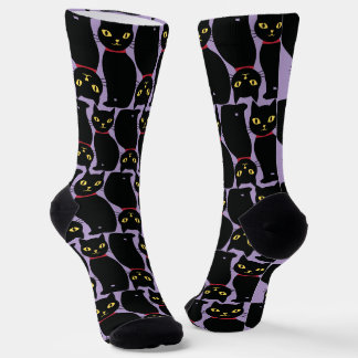 Chaussette Cute Black Cat Socks Gift for Black Cat Lovers