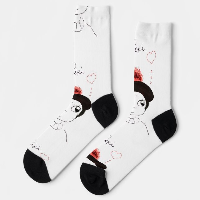 Chaussette Cute Crew Socks (Gauche)