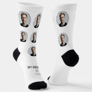 Chaussette Cute Meilleur Coeur Photo Girlfriend