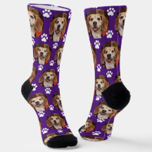 Cute Purple Animaux Photo & Empreintes de pattes P