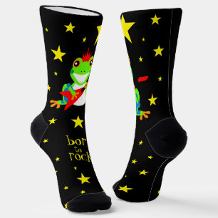 Chaussette Cute Tree Frogs Rockin' Red Guitares