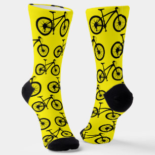 Chaussette Cycliste VTT Cycliste Jaune