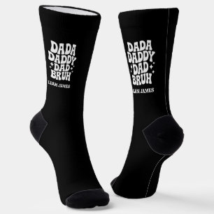 Chaussette Dada Daddy Papa Papa Bruh Fête des pères cadeau po