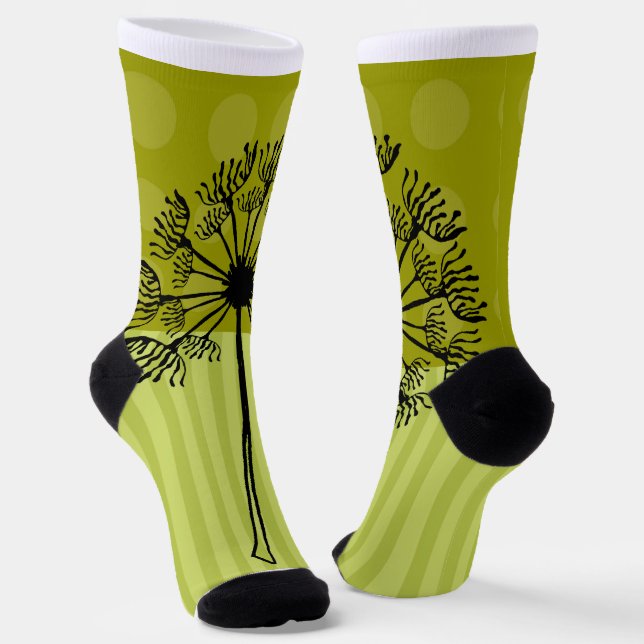 Chaussette Dandelion vert (Angulaire)