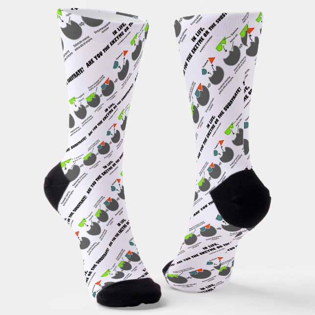 Chaussette Dans La Vie Êtes-Vous Enzyme Ou Substrat? Fit Indu (Angulaire)