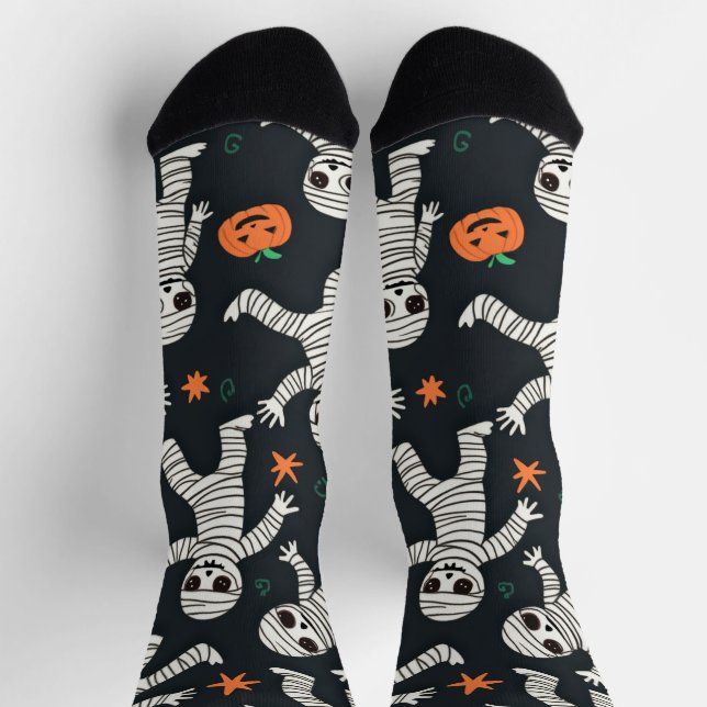 Chaussette Danse sur l'halloween avec des chaussettes (Haut)