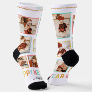 Chaussette de créateur pour bébé du Nouvel An, dur