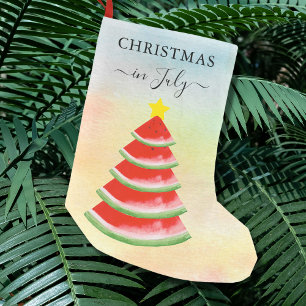 Chaussette de Noël au melon d'eau de Noël en juill