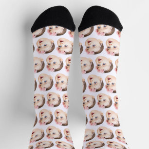 Chaussette de Noël Cadeau Photo Personnalisée Visa