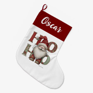 Chaussette de Noël du Père Noël Joyeux Noël
