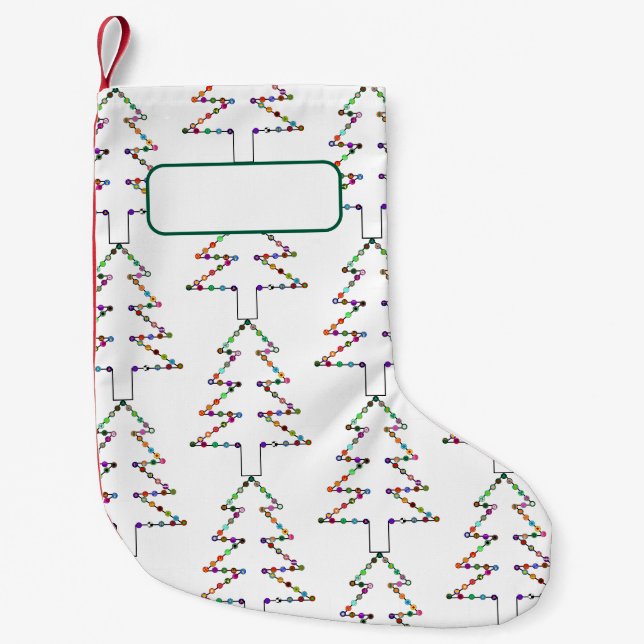 Chaussette de Noël personnalisable . (Devant)