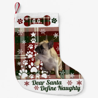 Chaussette de Noël personnalisée pour chien, chat,
