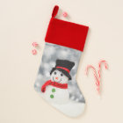 Snowman Velvet Lined Premium ChristmasStocker