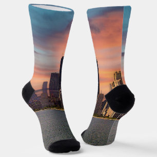 Chaussette Deep Sunset Chicago