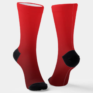 Chaussette Dégradé rouge bourguignon moderne