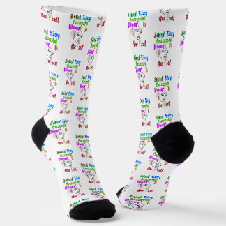 Chaussette Derrière Chaque Femme Réussie Se Trouve Elle-Même