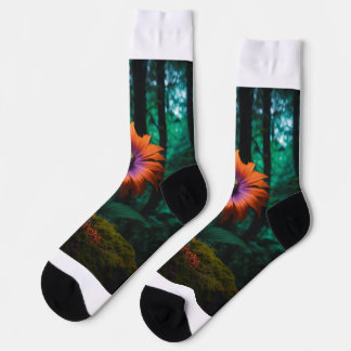 Chaussette Des Chaussettes élégantes pour l'équipage de fleur