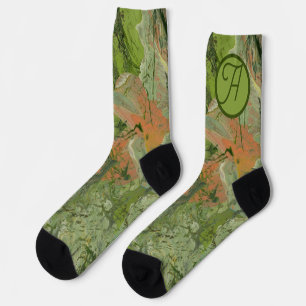 Chaussette Design Camouflage moderne Ajouter votre initiale