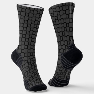Chaussette Design classique et gris et noir de l'équipage d'a