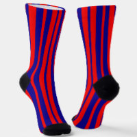 Design de bandes rouges et bleues