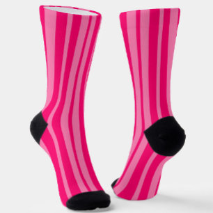 Chaussette Design Motif léger et rose chaud