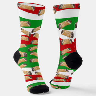 Chaussette Dessert de cannoli italiens