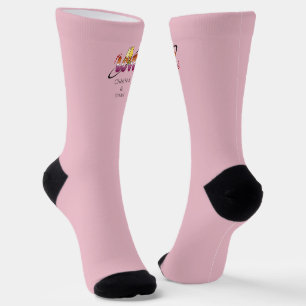 Chaussette Deux chats amoureux Drapeau lesbien du coucher de 