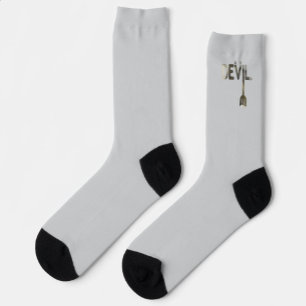 Chaussette DEVIL Unisex Chaussettes Tendance Abstrait noir bl