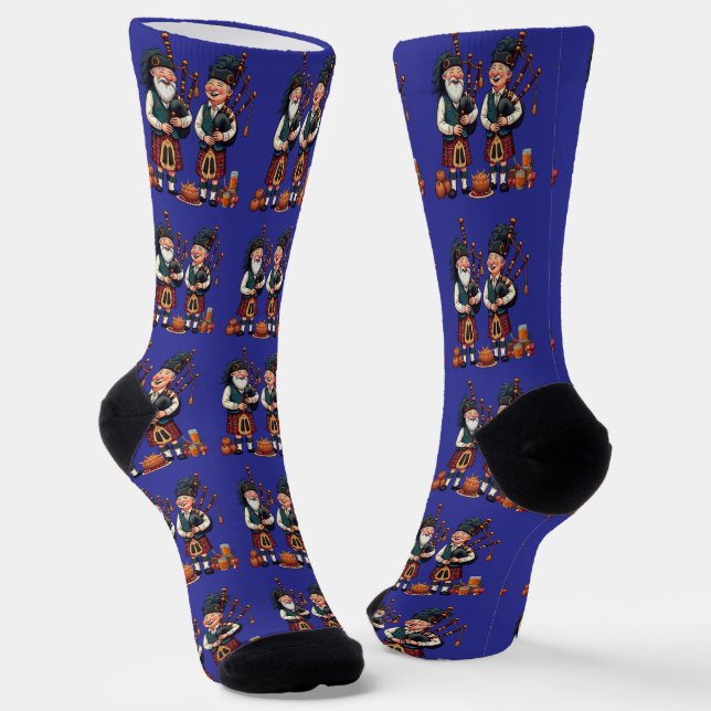 Chaussette Devoirs des joueurs de cornemuse pour la processio (Angulaire)