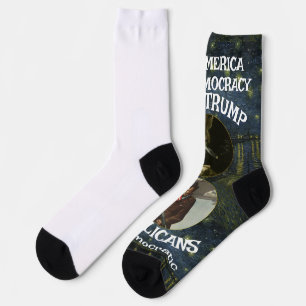 Chaussette DHS FBI CBP Trump Chaussettes 1 2 3 4 5 6 7 8 9