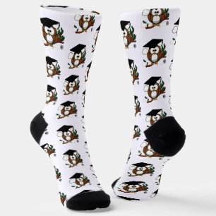 Chaussette Diplôme Grad Owl