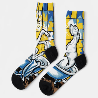Chaussette Dogue allemand baignant