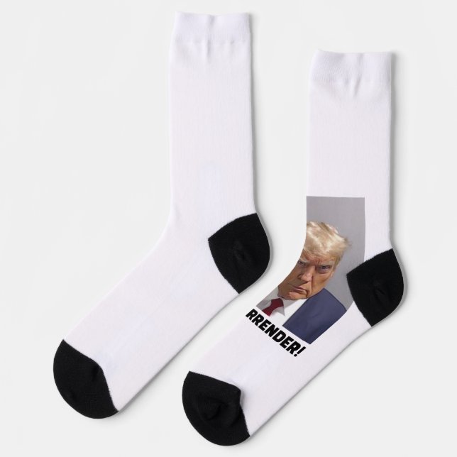 Chaussette Donald J Trump Tir De Mug - Ne Cessez Jamais La Lo (Gauche)